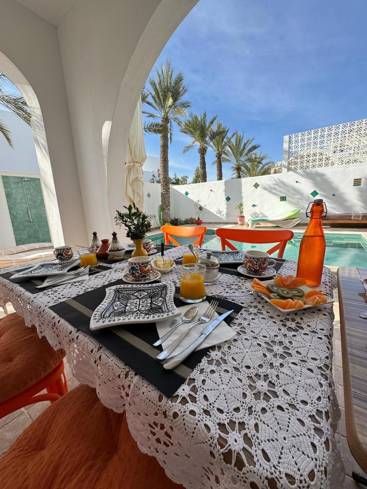 ホテル Dar El Kahina Djerba メズライア エクステリア 写真